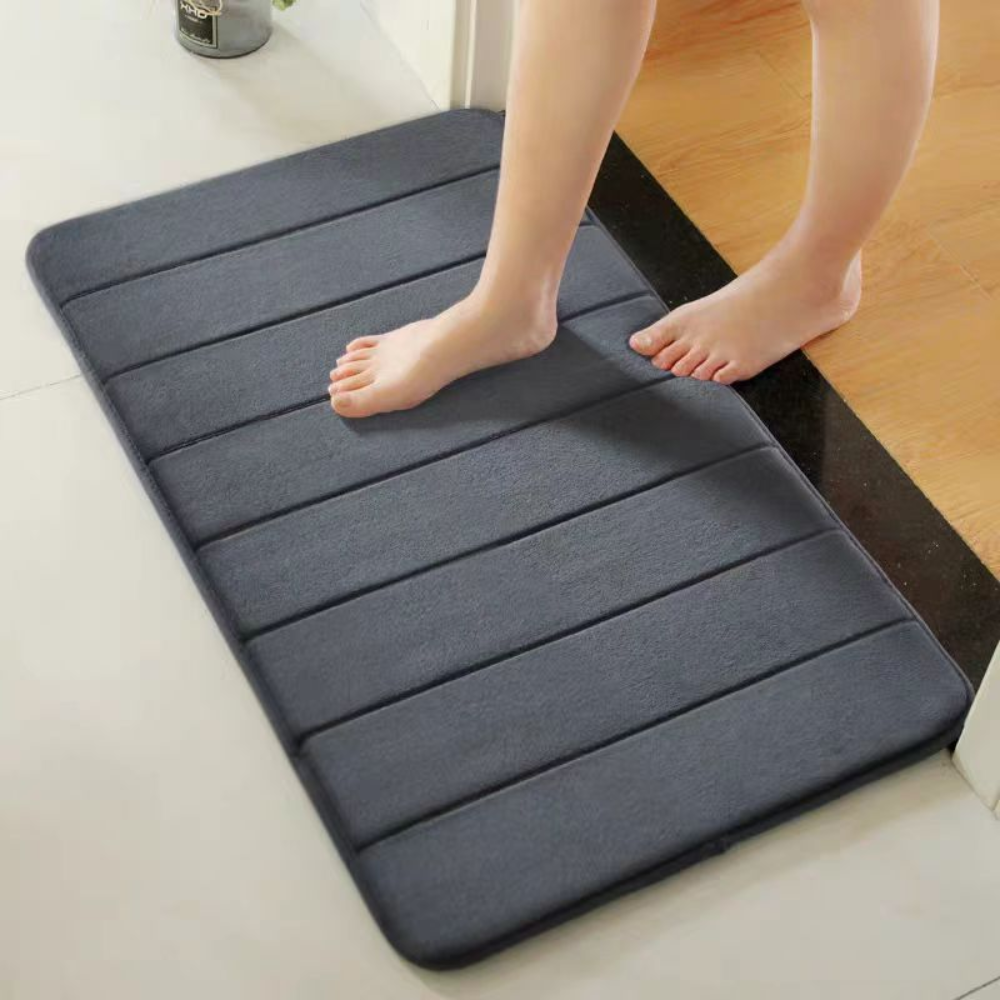 Bath Mat - Rectangular Ribbed Floor Mat