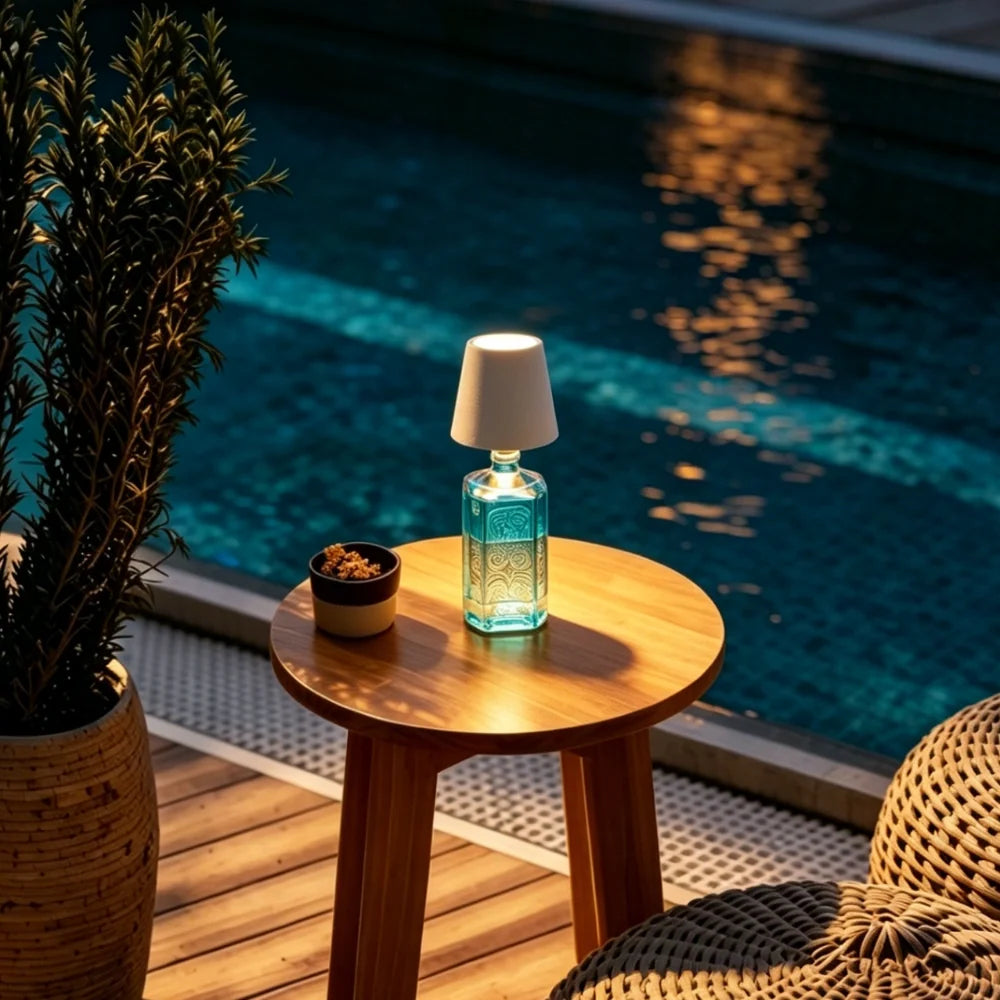 Bottle Lamp - Cordless LED Table Light for Bottle Necks+