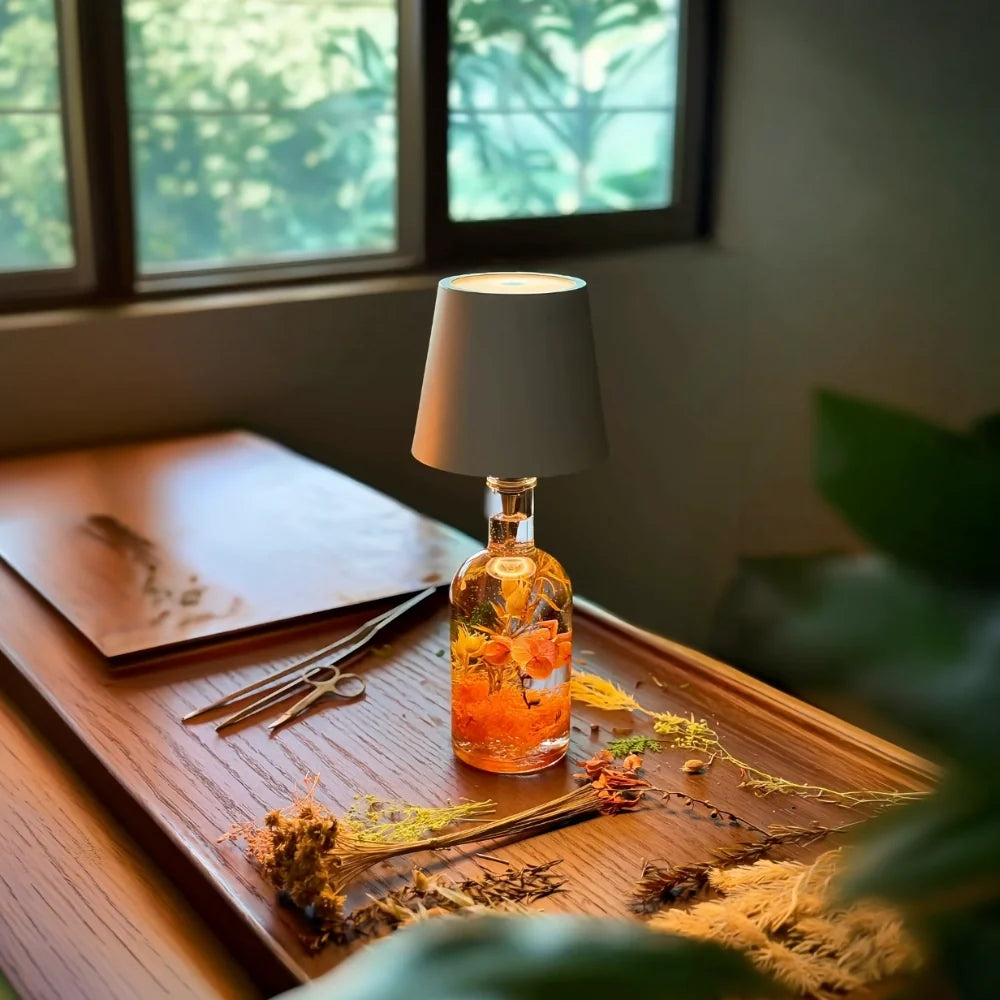 Bottle Lamp - Cordless LED Table Light for Bottle Necks