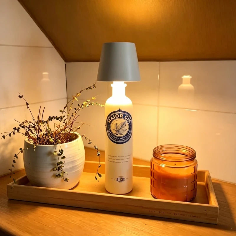 Bottle Lamp - Cordless LED Table Light for Bottle Necks