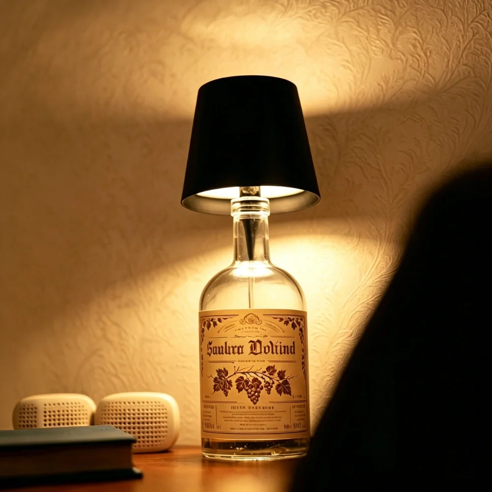 Bottle Lamp - Cordless LED Table Light for Bottle Necks