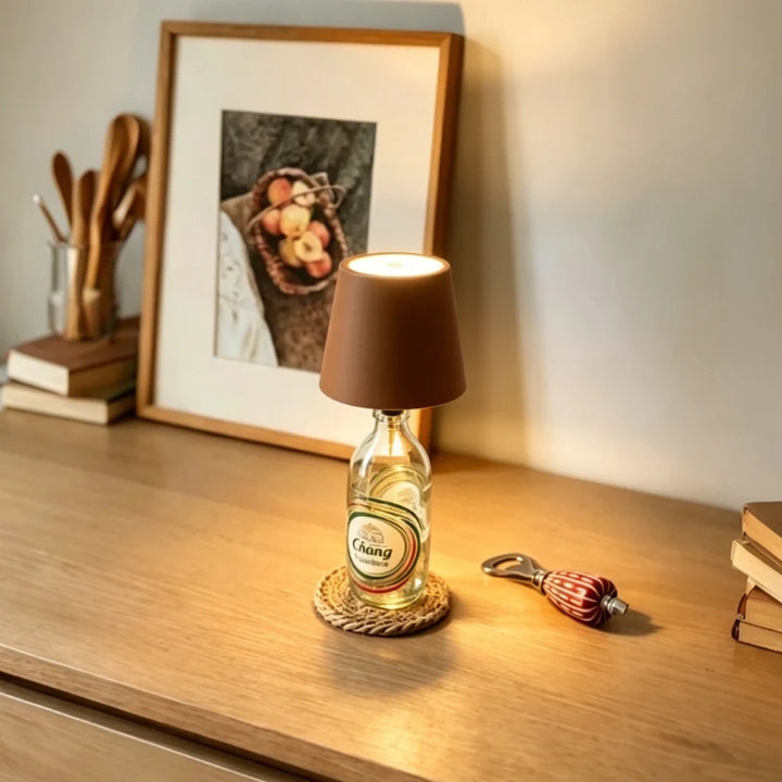 Bottle Lamp - Cordless LED Table Light for Bottle Necks