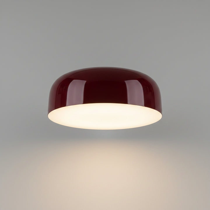Ceiling Mounted Drum Lamp Round Shade