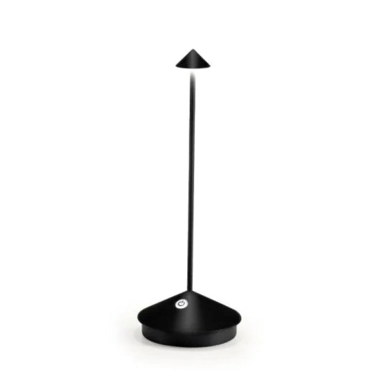 Cordless Table Lamp LED Slim Stem with Cone Shade