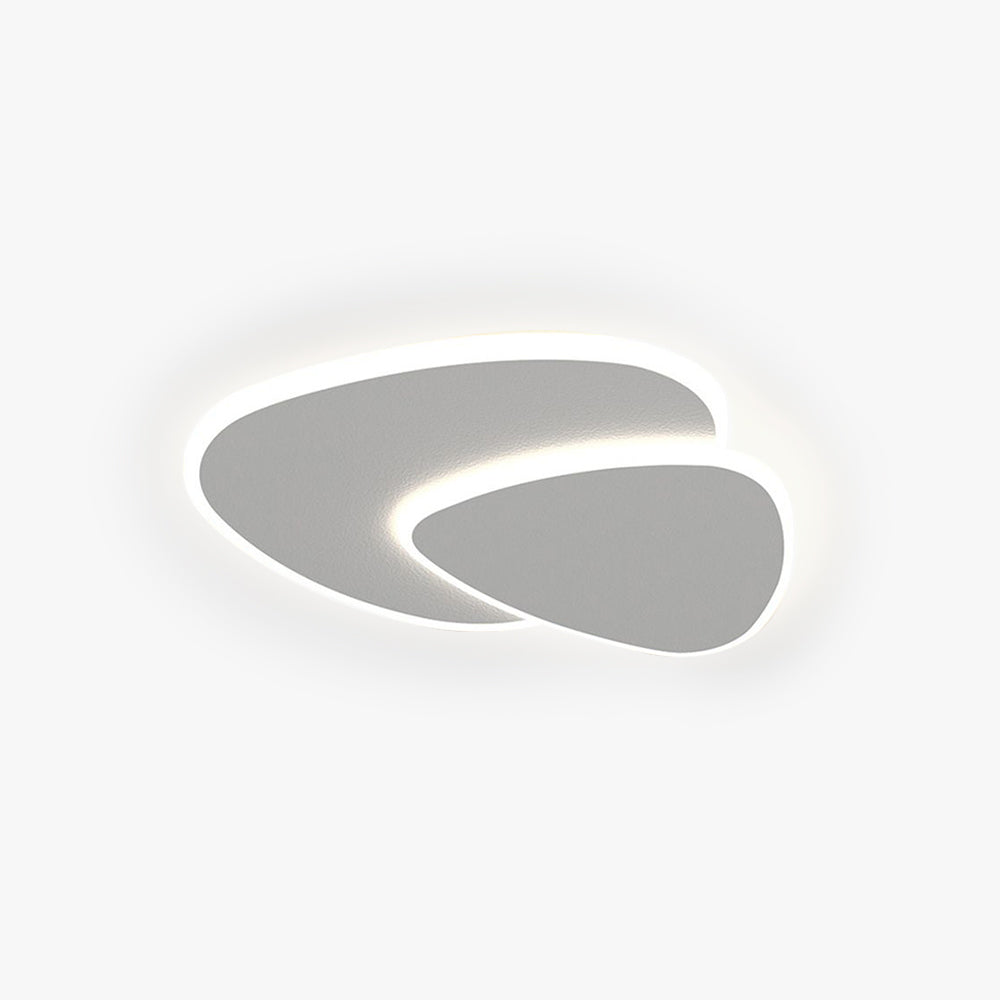 Flush Mount Ceiling Lamp Pebble Panel