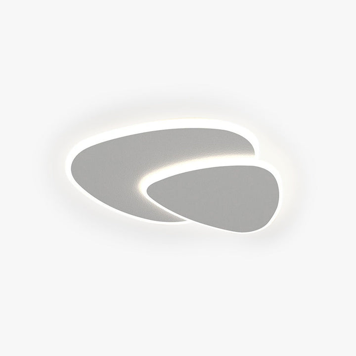 Flush Mount Ceiling Lamp Pebble Panel