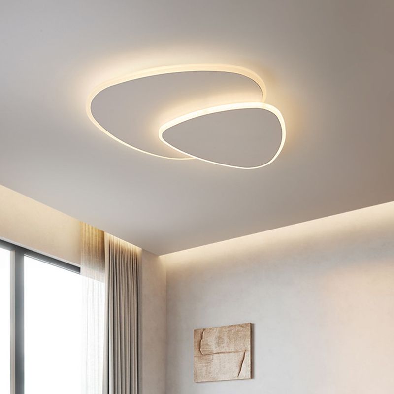 Flush Mount Ceiling Lamp Pebble Panel
