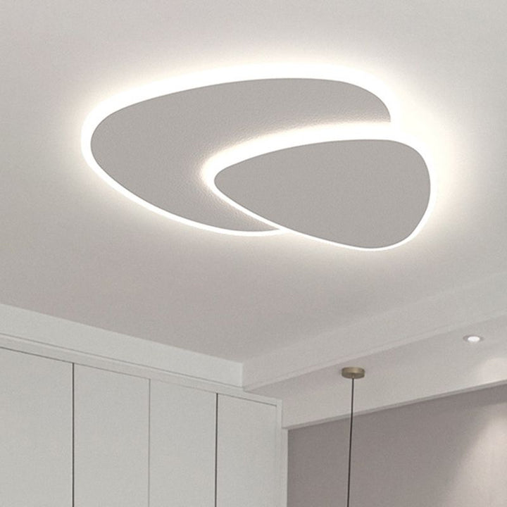 Flush Mount Ceiling Lamp Pebble Panel