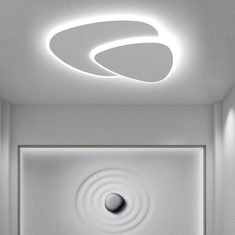 Flush Mount Ceiling Lamp Pebble Panel