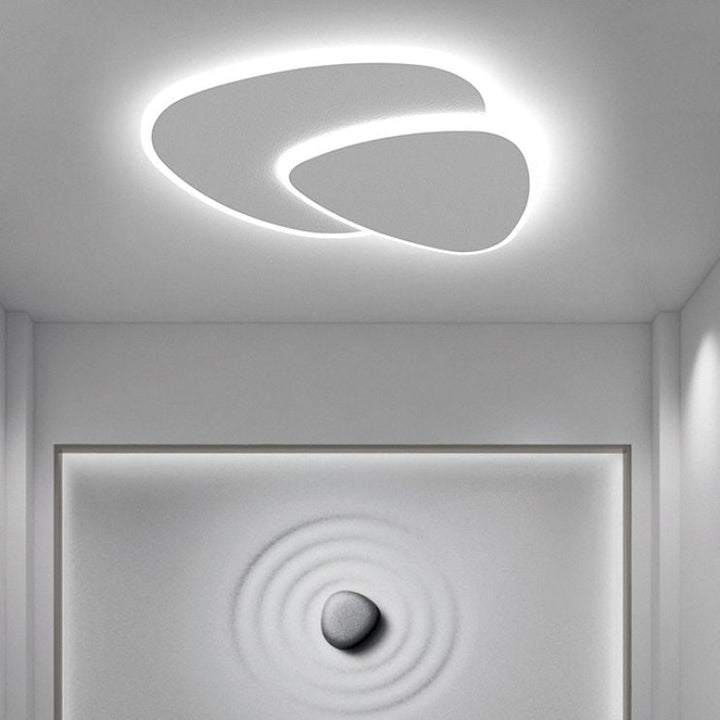 Flush Mount Ceiling Lamp Pebble Panel