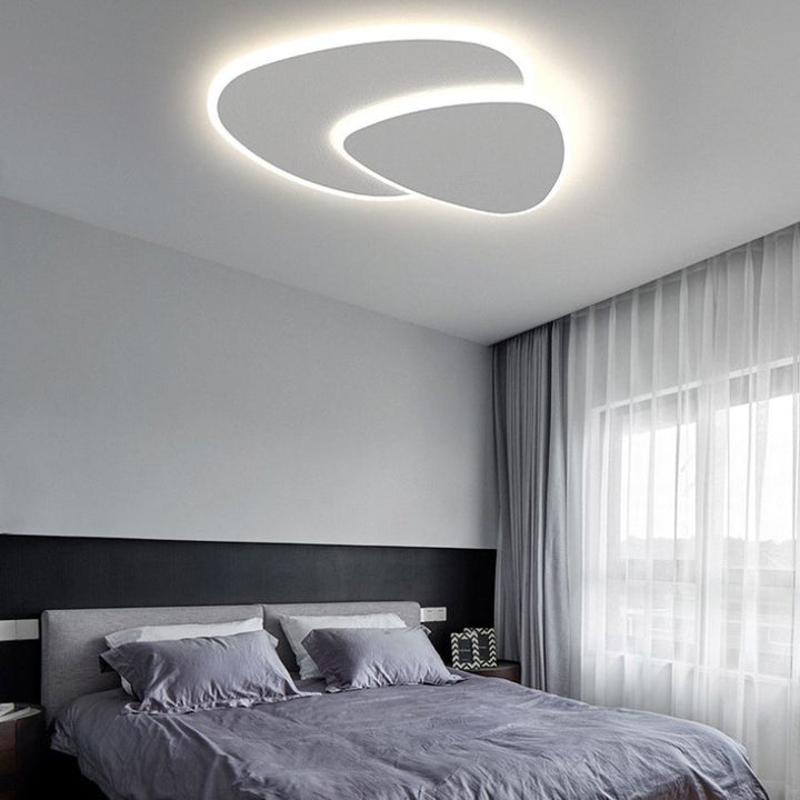 Flush Mount Ceiling Lamp Pebble Panel