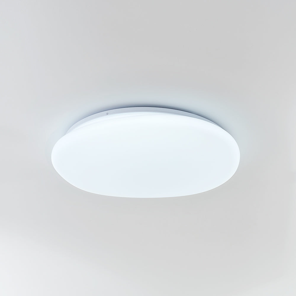 Flush Mount Ceiling Lamp Pebble Shaped Diffuser Shade