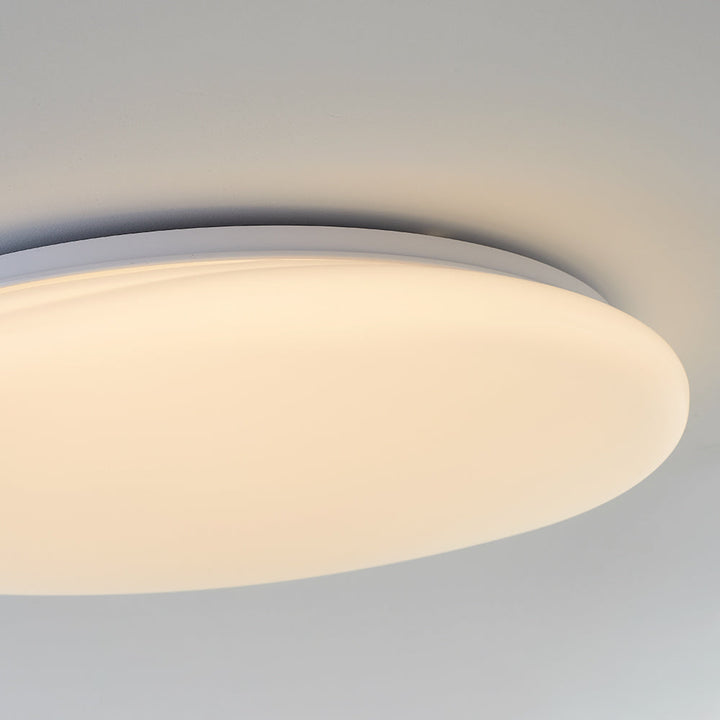Flush Mount Ceiling Lamp Pebble Shaped Diffuser Shade