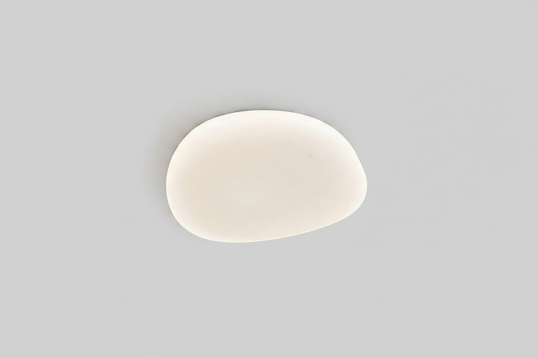 Flush Mount Ceiling Lamp Pebble Shaped Diffuser Shade