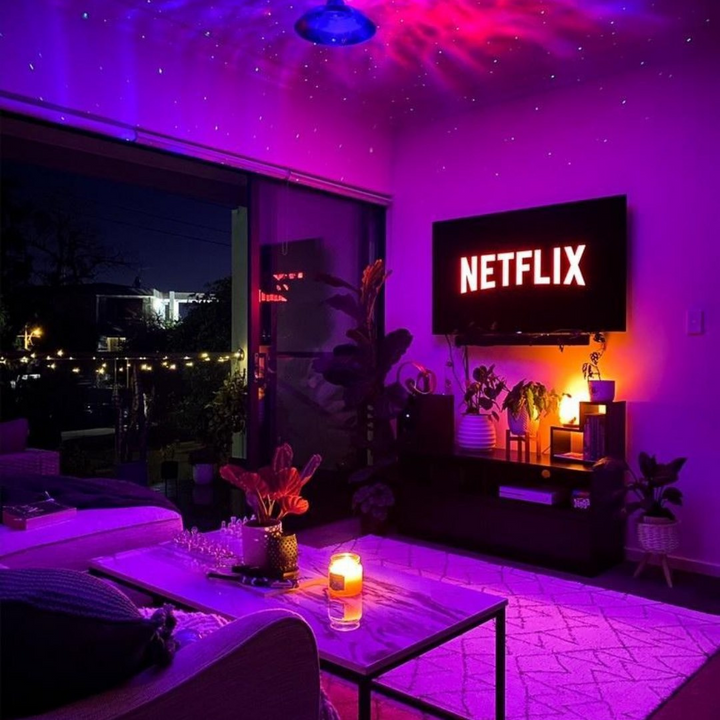 Galaxy Projector Lamp - Star and Nebula Light Projector