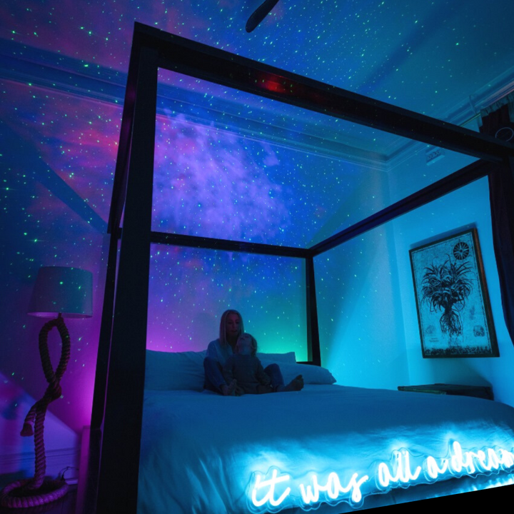 Galaxy Projector Lamp - Star and Nebula Light Projector