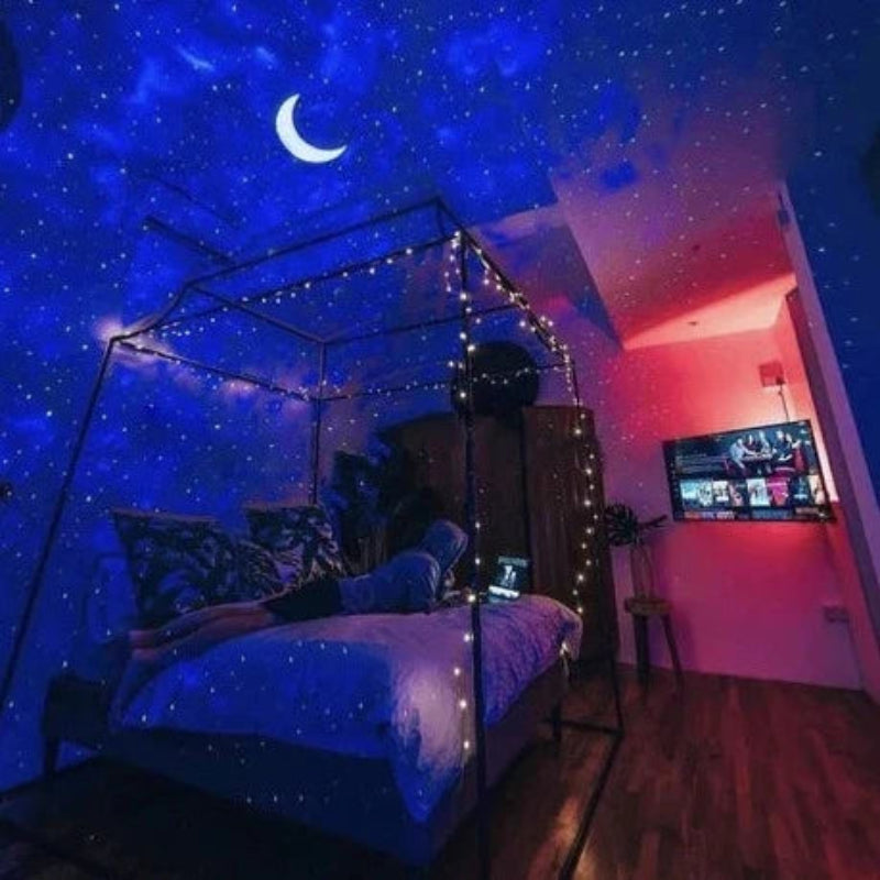 Galaxy Projector Lamp - Star and Nebula Light Projector