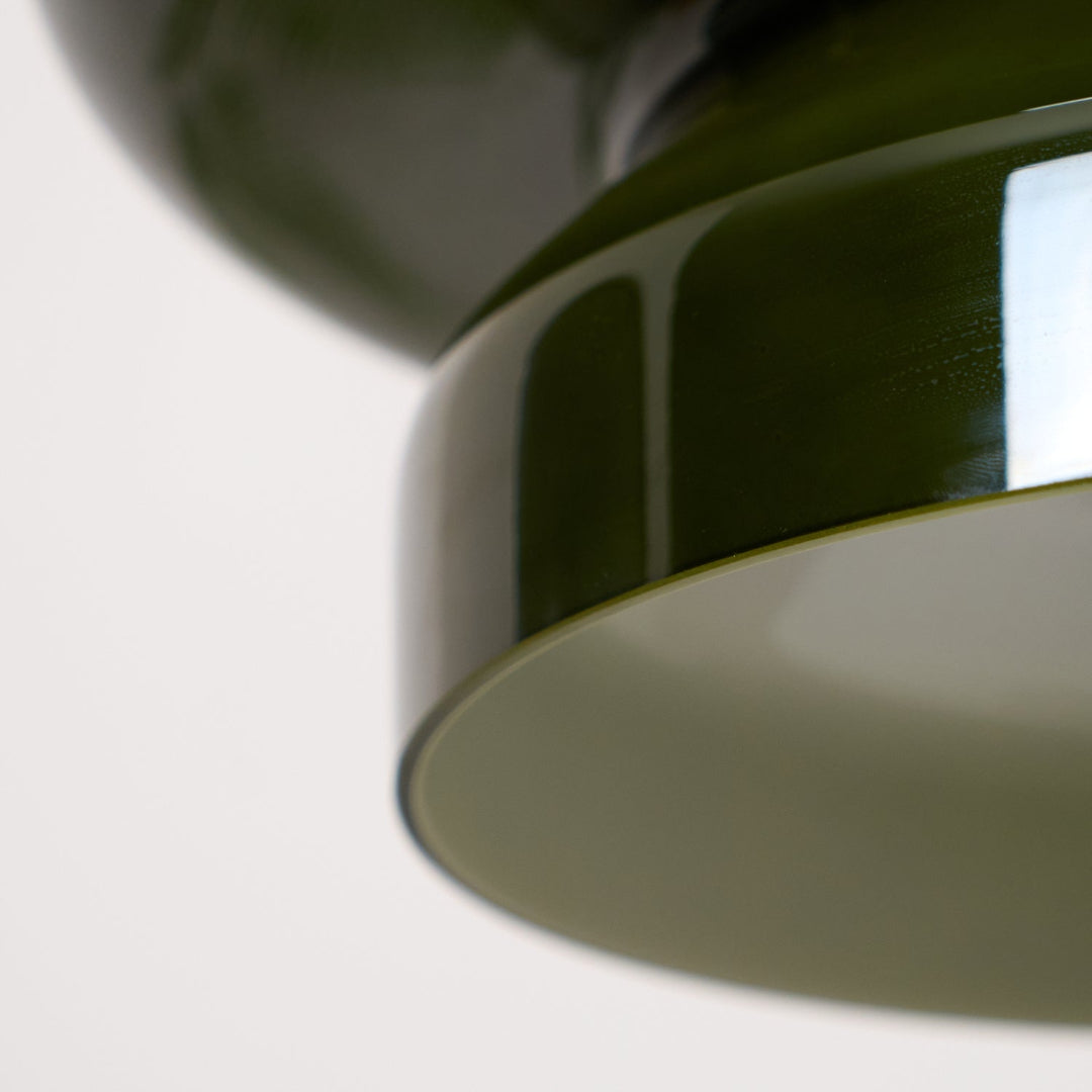Glass Pendant Light Tiered Suspension Ceiling Lamp