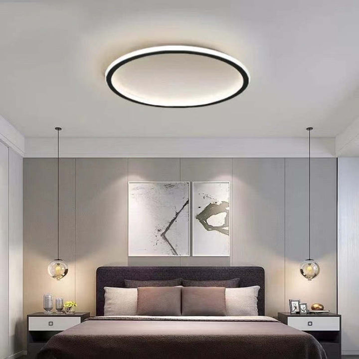 LED Ceiling Light Round Slim Ring Flush Mount Panel
