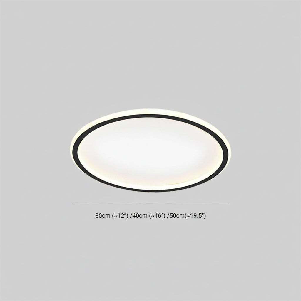 LED Ceiling Light Round Slim Ring Flush Mount Panel