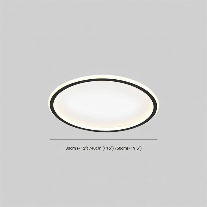 LED Ceiling Light Round Slim Ring Flush Mount Panel