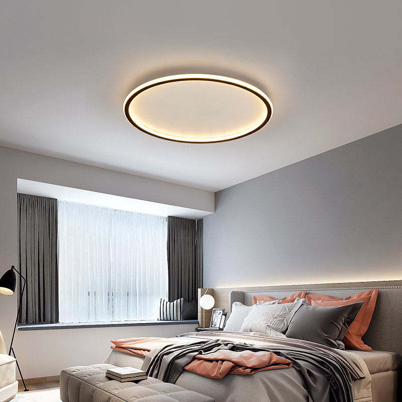 LED Ceiling Light Round Slim Ring Flush Mount Panel