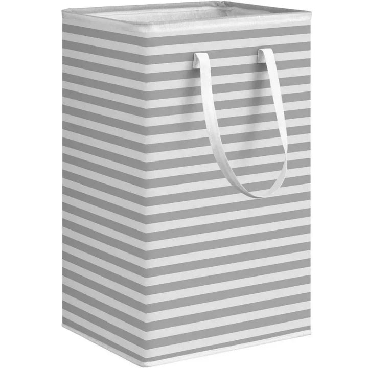 Laundry Hamper - Rectangular Foldable Laundry Basket with Handles