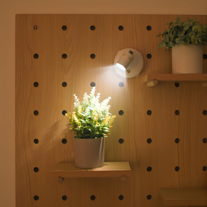 Mini Wall Spotlight - Adjustable LED Accent Light for Shelves and Display Walls