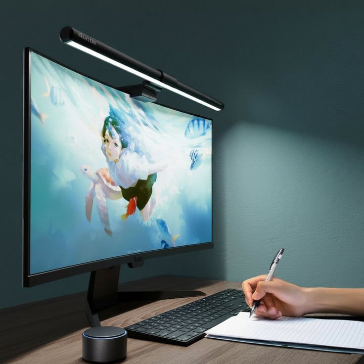 Monitor Mounted Screen Lamp - Linear LED Bar with Remote Control