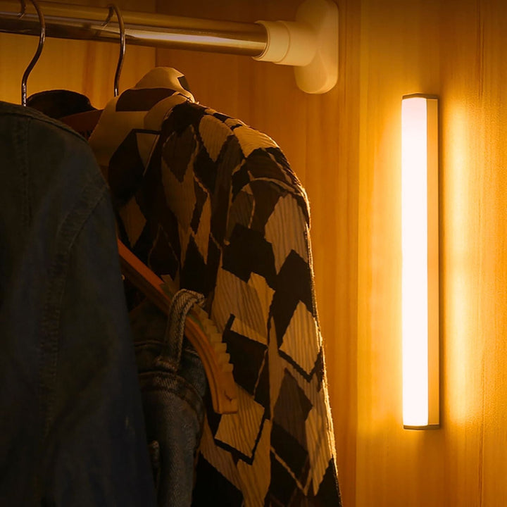 Motion Sensor Light Bar - Wireless LED Strip Light for Bed and Cabinet