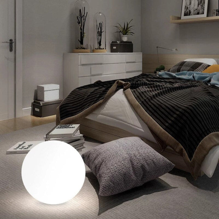 Outdoor Globe Lamp - Illuminated Sphere Floor Light
