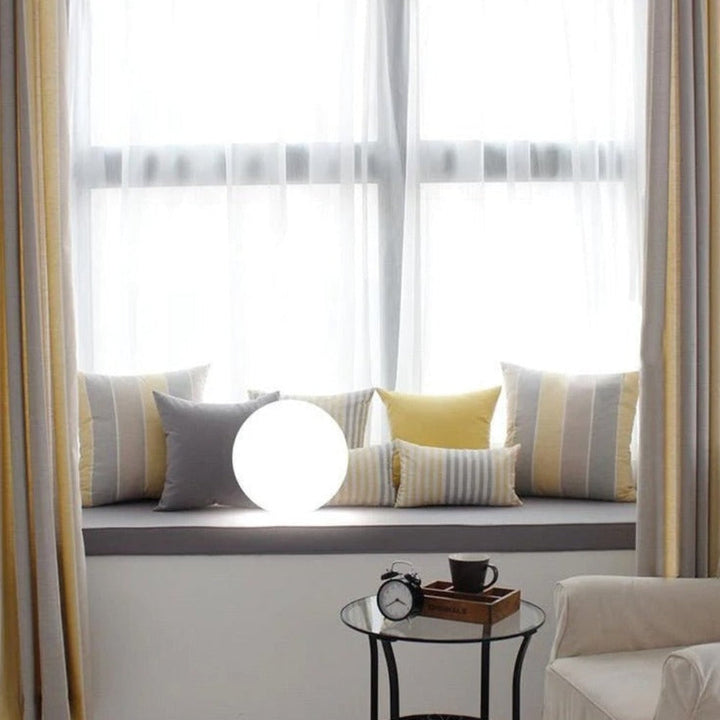 Outdoor Globe Lamp - Illuminated Sphere Floor Light