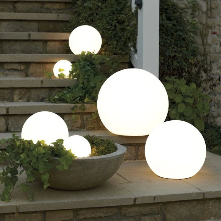 Outdoor Globe Light - Round LED Garden Ball Lamp