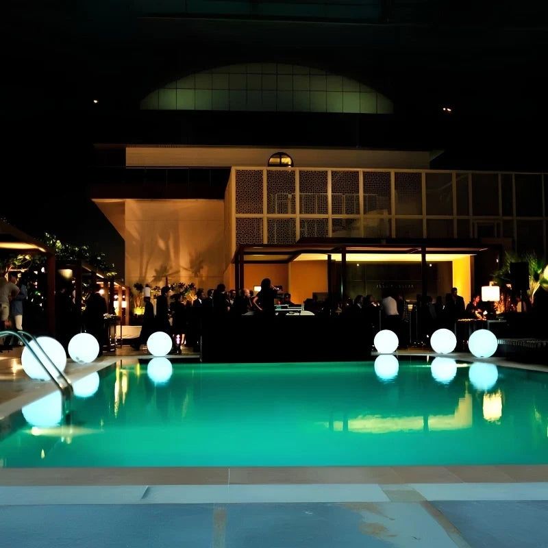 Outdoor Globe Light - Round LED Garden Ball Lamp