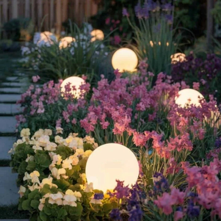 Outdoor Globe Light - Round LED Garden Ball Lamp