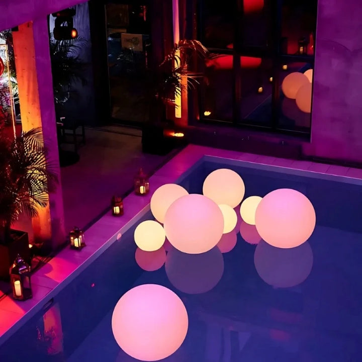 Outdoor Globe Light - Round LED Garden Ball Lamp
