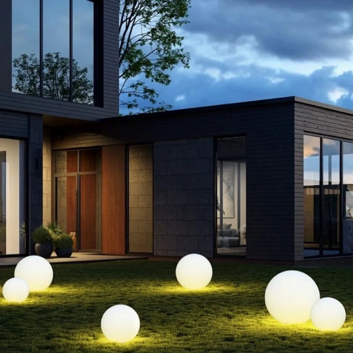 Outdoor Globe Light - Round LED Garden Ball Lamp