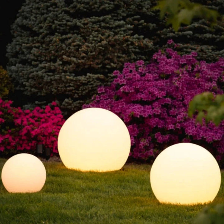 Outdoor Globe Light - Round LED Garden Ball Lamp