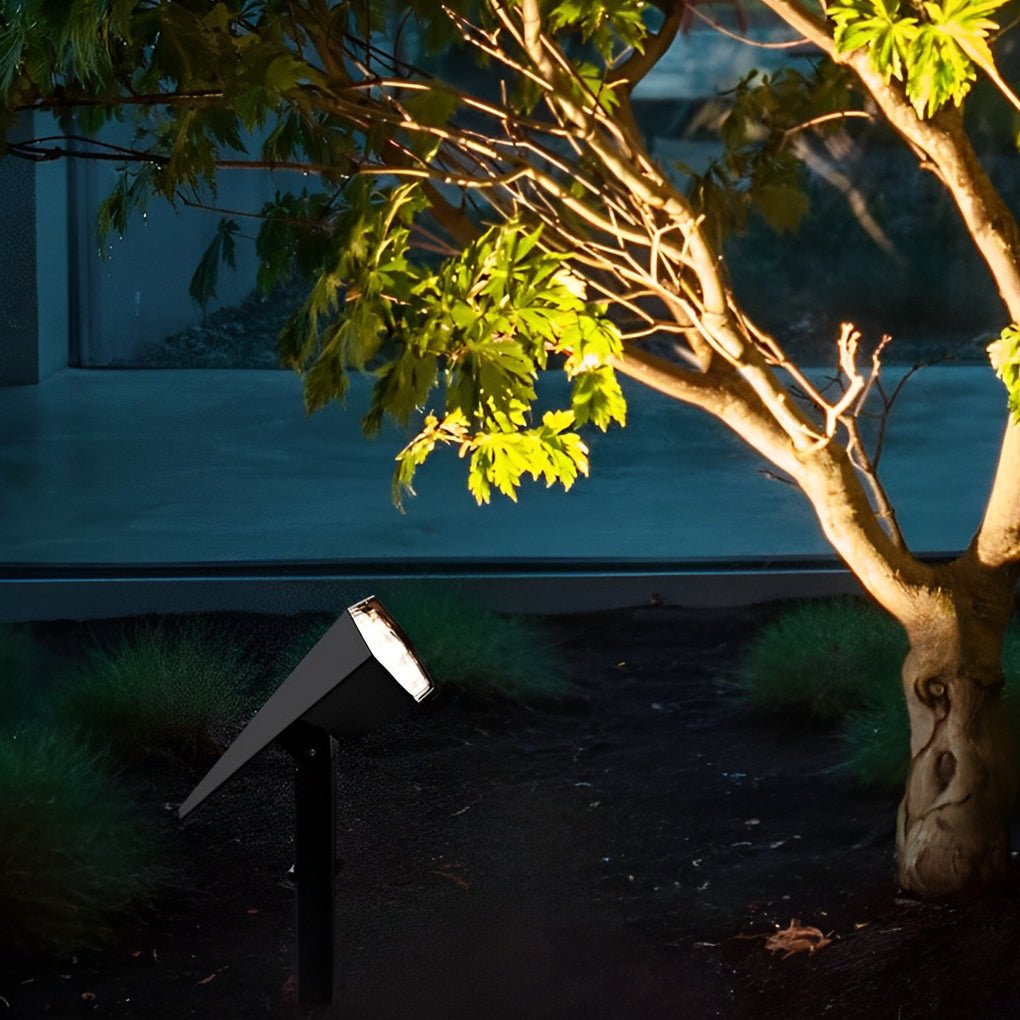 Outdoor Solar Spotlight - Ground Stake Garden Spot Lamp