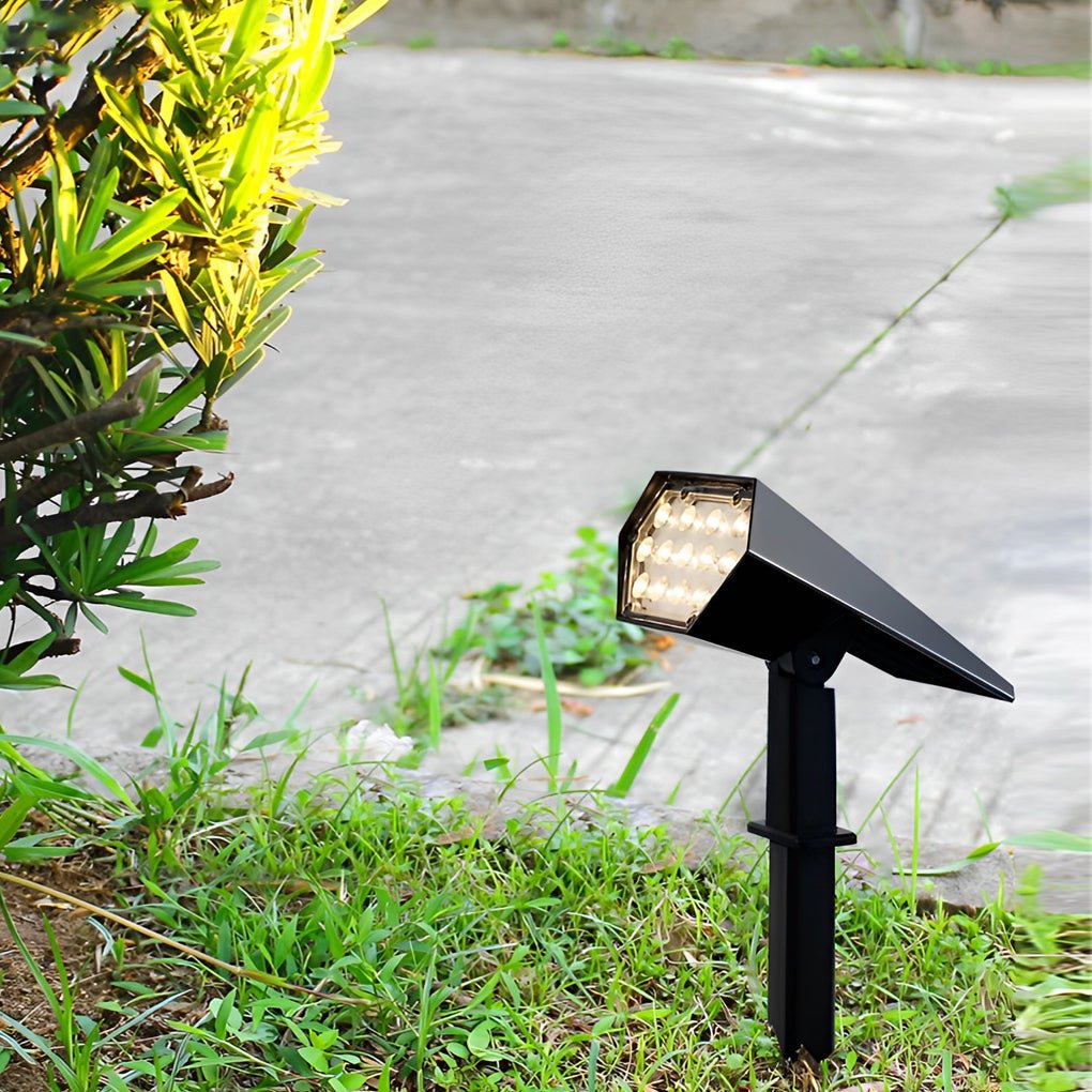 Outdoor Solar Spotlight - Ground Stake Garden Spot Lamp