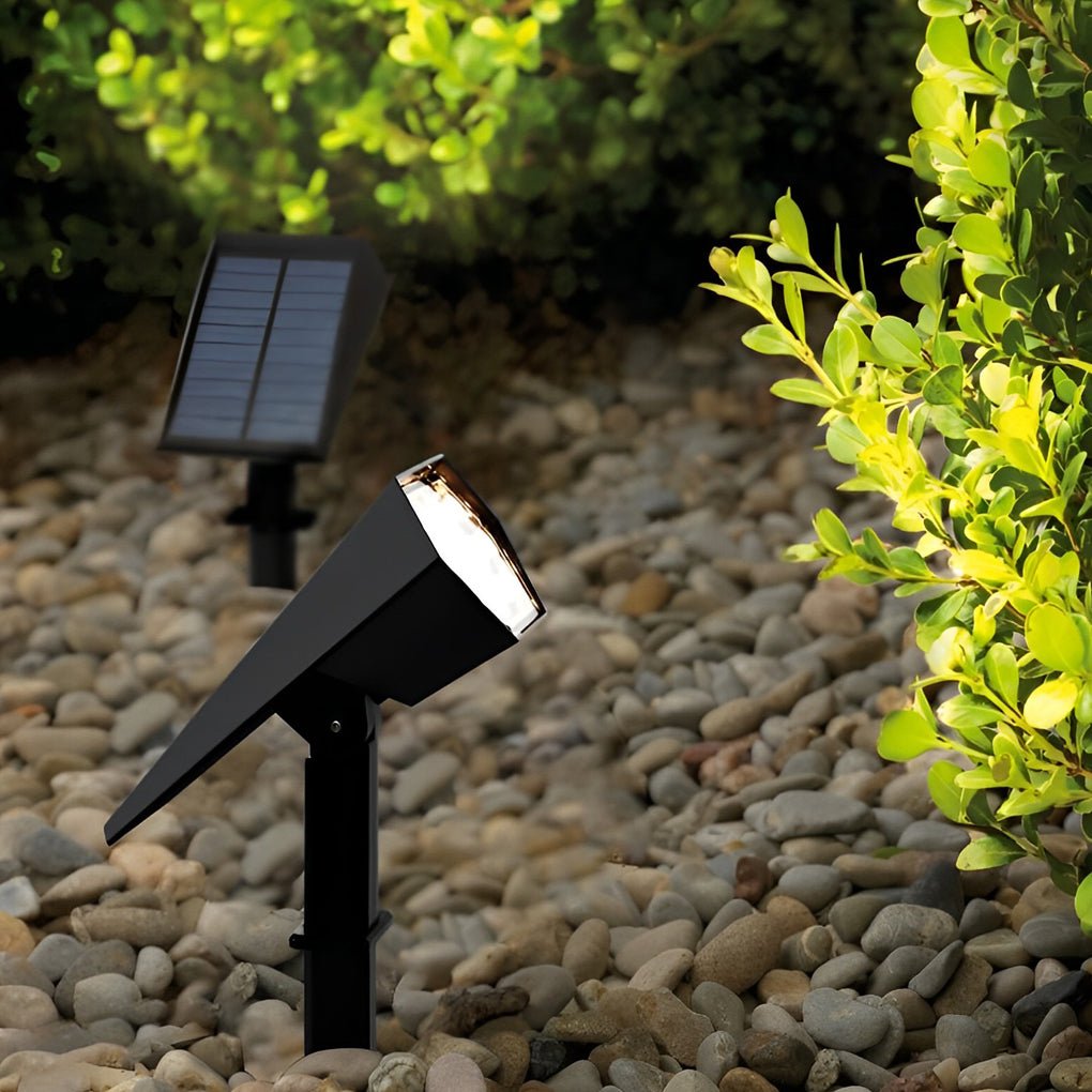Outdoor Solar Spotlight - Ground Stake Garden Spot Lamp