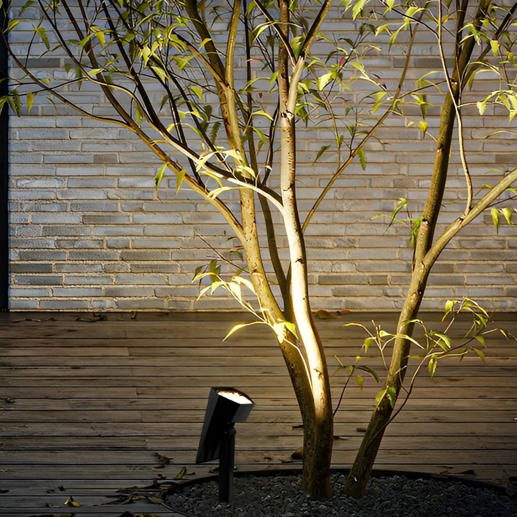 Outdoor Solar Spotlight - Ground Stake Garden Spot Lamp