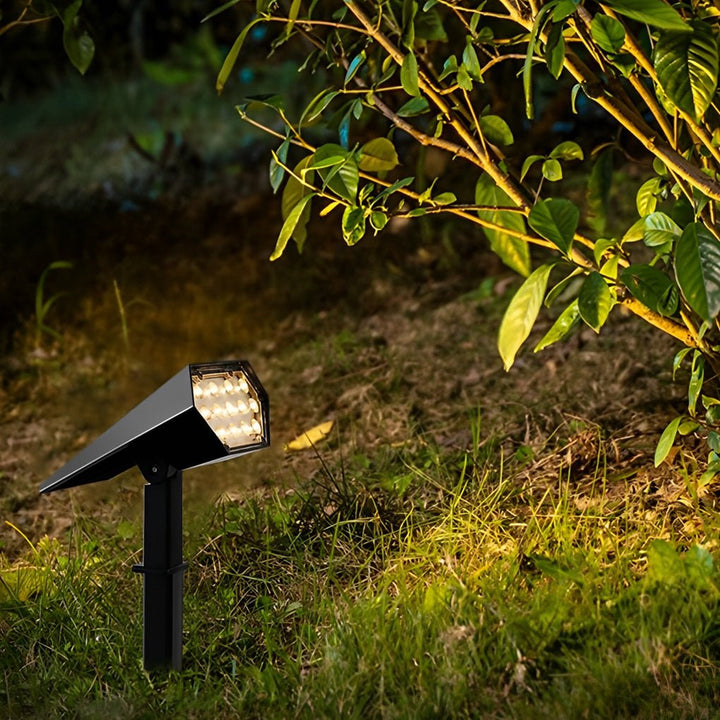 Outdoor Solar Spotlight - Ground Stake Garden Spot Lamp