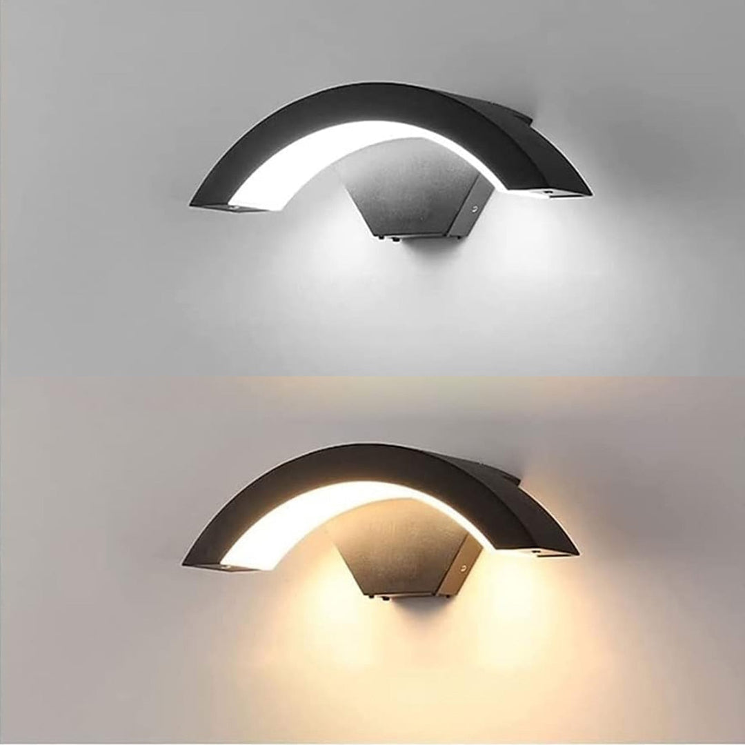 Outdoor Wall Light - Curved Arc Wall Sconce