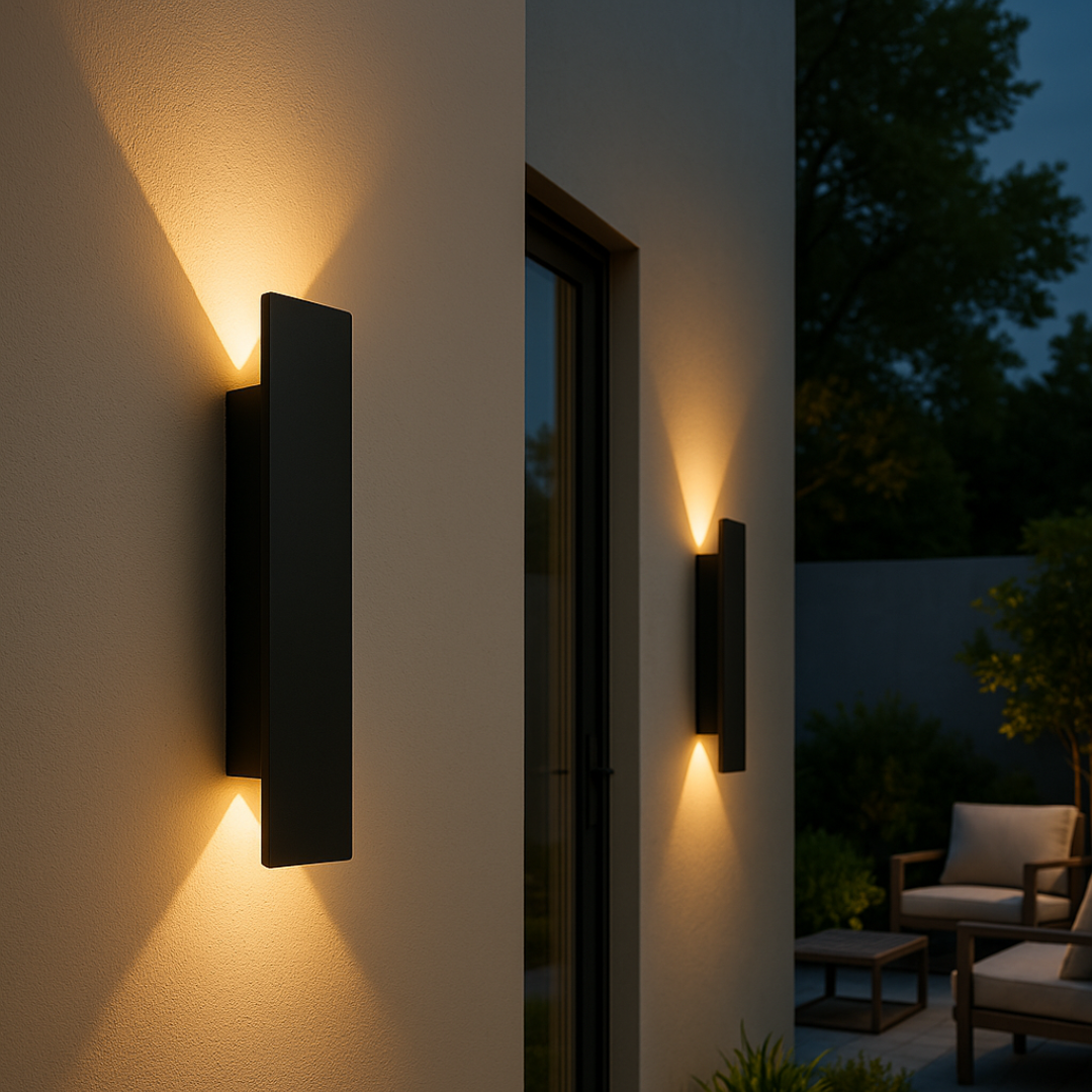 Outdoor Wall Light Vertical Bar Up and Down LED Sconce