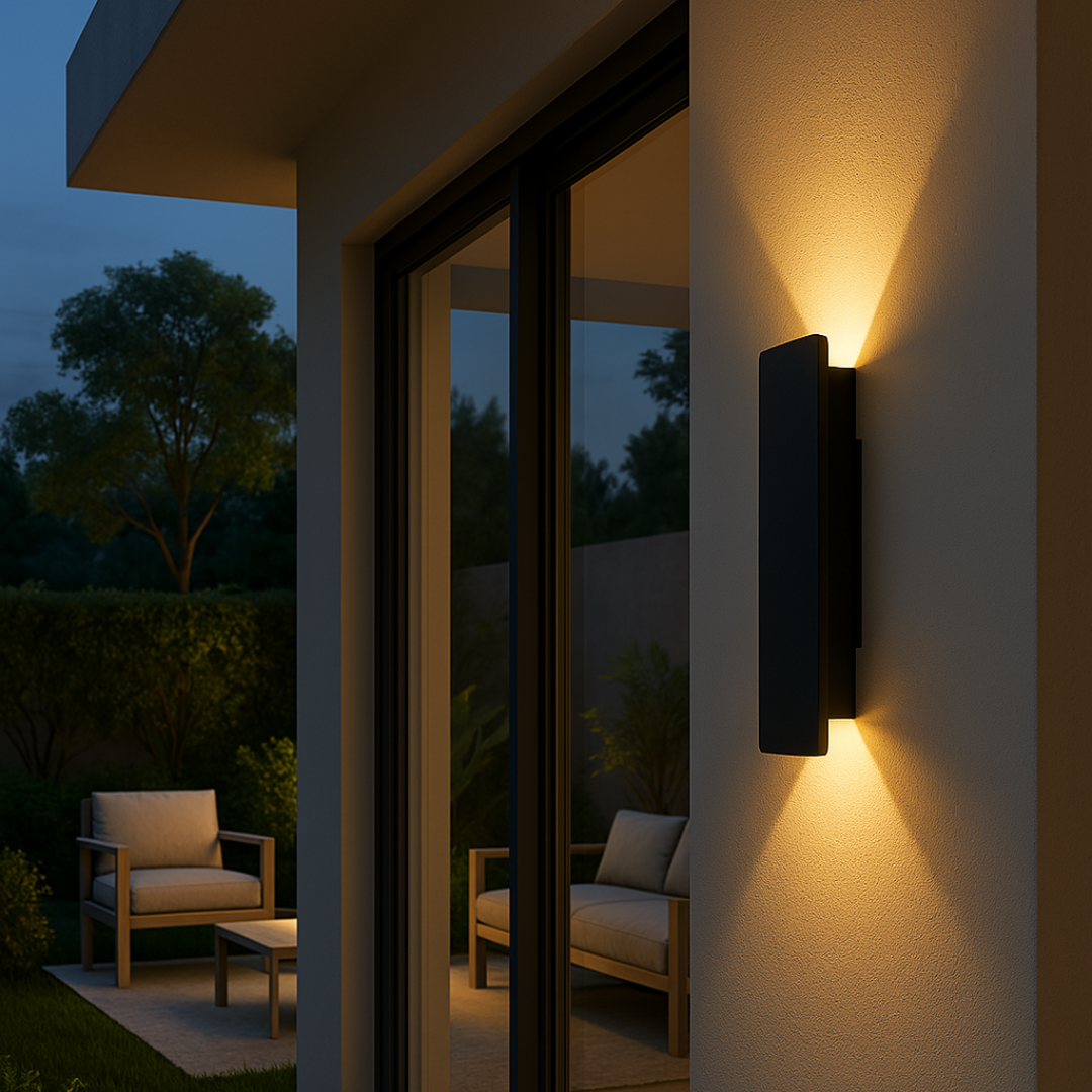 Outdoor Wall Light Vertical Bar Up and Down LED Sconce