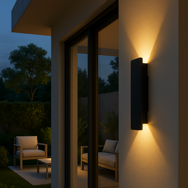 Outdoor Wall Light Vertical Bar Up and Down LED Sconce