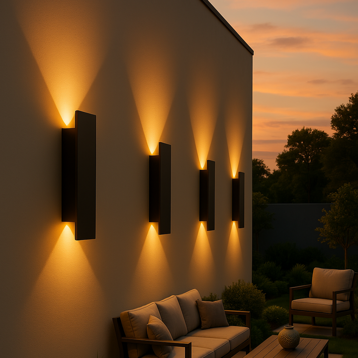 Outdoor Wall Light Vertical Bar Up and Down LED Sconce