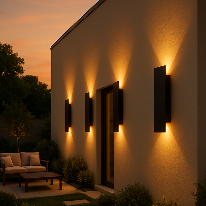 Outdoor Wall Light Vertical Bar Up and Down LED Sconce