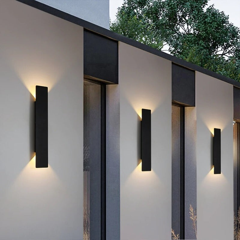 Outdoor Wall Light Vertical Bar Up and Down LED Sconce